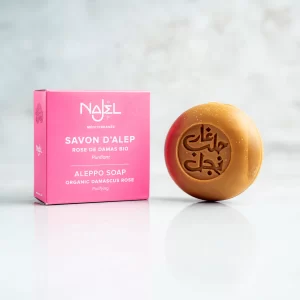 Aleppo Soap with Organic Damascus Rose 100g
